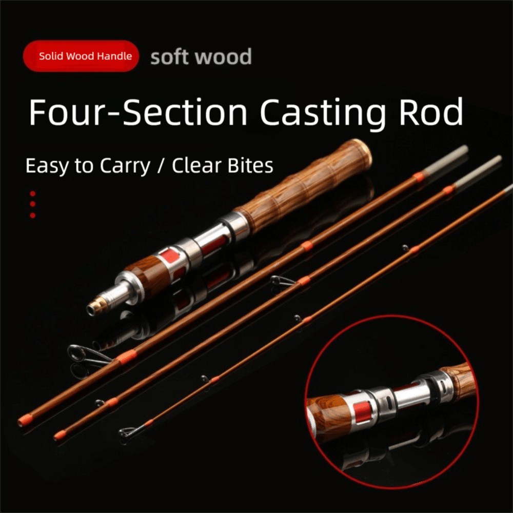 Fishing Rod Spinning - Canne à pêche Spinning 4 Sections,