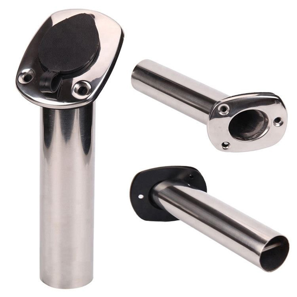 Fishing Rod Holder - Acier inoxydable à angle fixe (15