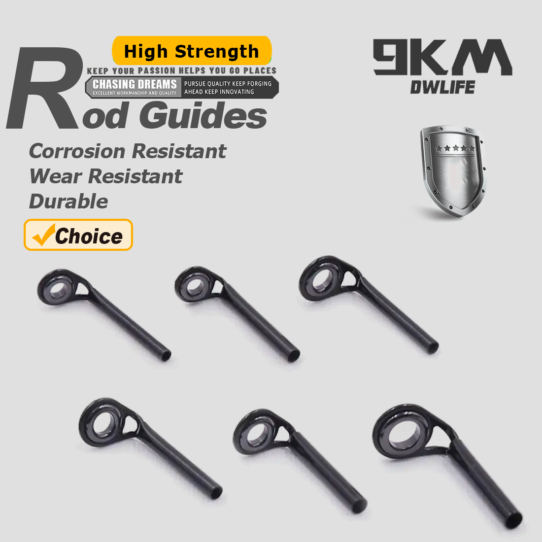 Guides de canne à pêche 5 ~ 10 - Fishing Rod Guide Replacement avis et prix