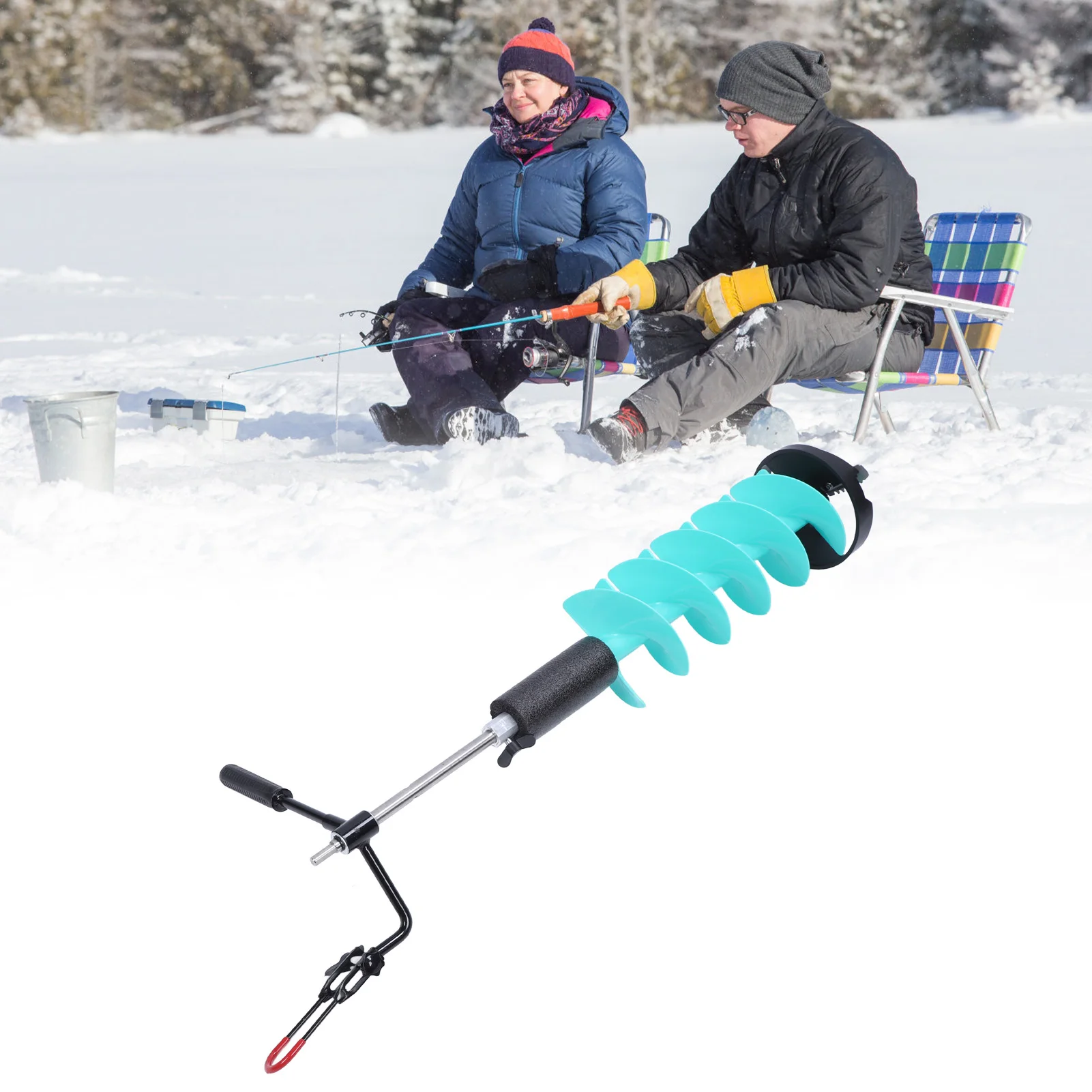 Kit de foreuse à glace électri - Fishing Rod Ice avis et prix