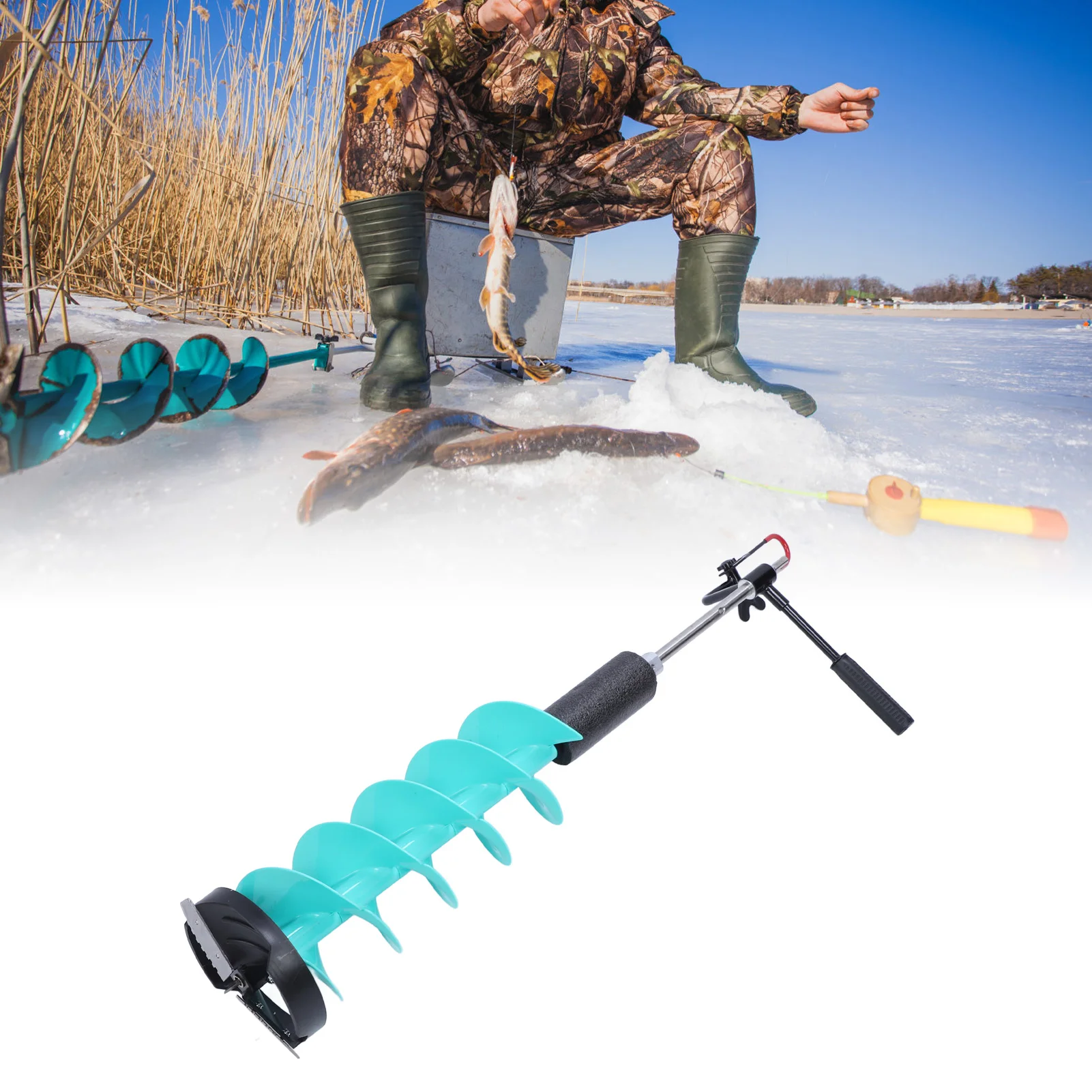 Kit de foreuse à glace électri - Fishing Rod Ice avis et prix