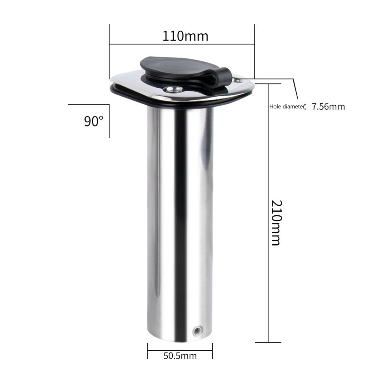 Acier inoxydable à angle fixe  - Fishing Rod Holder avis et prix