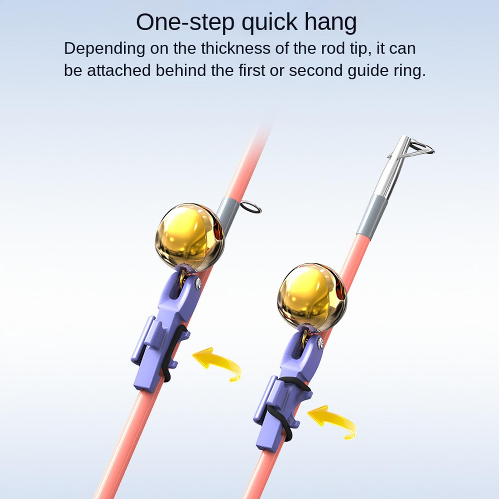 5 pièces de sonnettes d'alarme - Fishing Rod Casting avis et prix